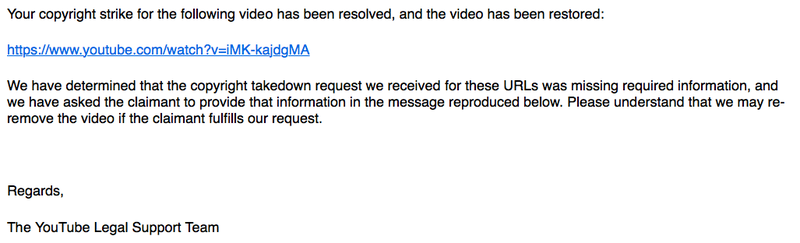Illustration for article titled YouTube Overrides Konami's Video Takedown
